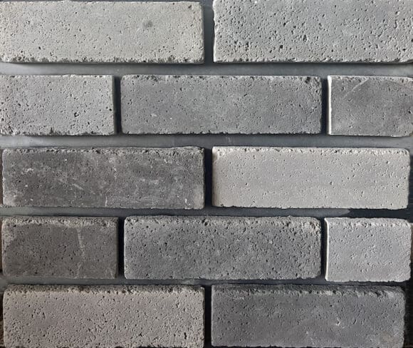 grey thin brick image with dark grout