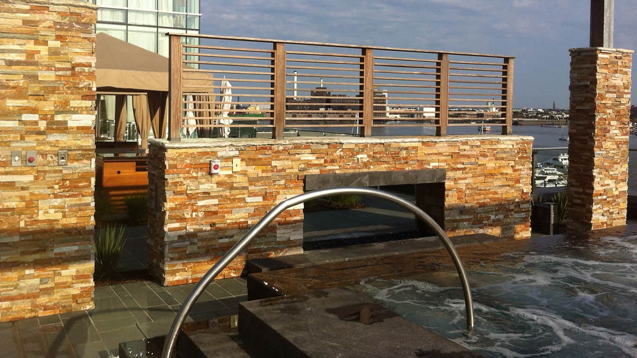 Mountain Rust Hotel Pool - Realstone Systems