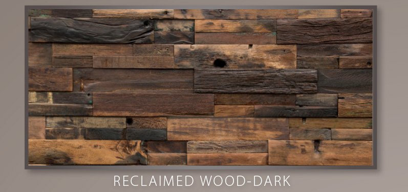Reclaimed Wood Realstone panel