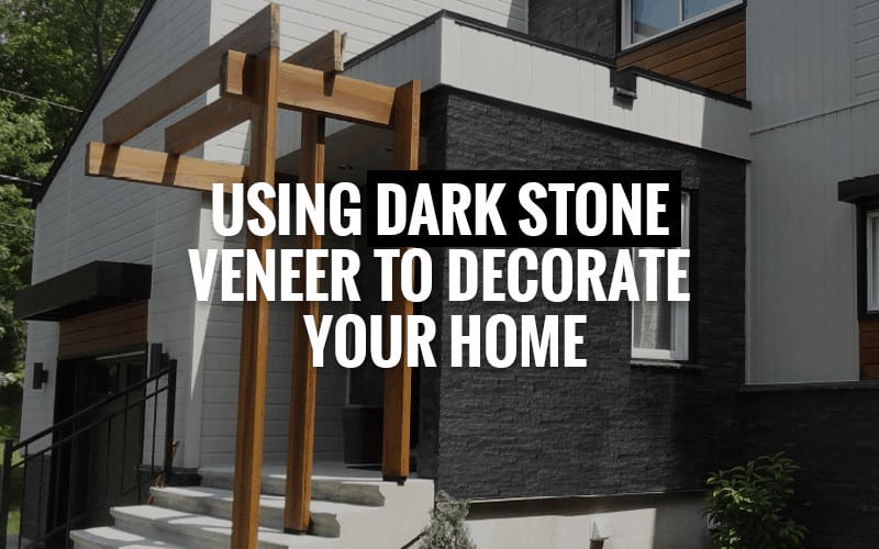 dark stone veneer