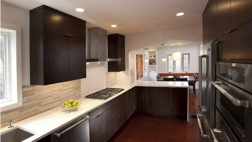 Stacked Stone Kitchen Backsplash 2