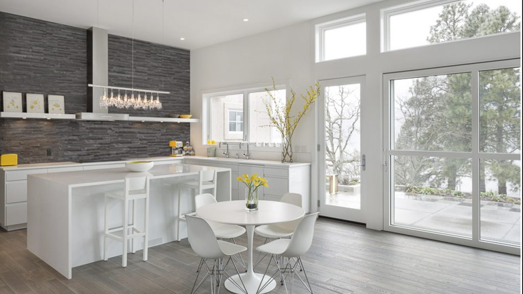 Stacked Stone Kitchen Backsplash 4