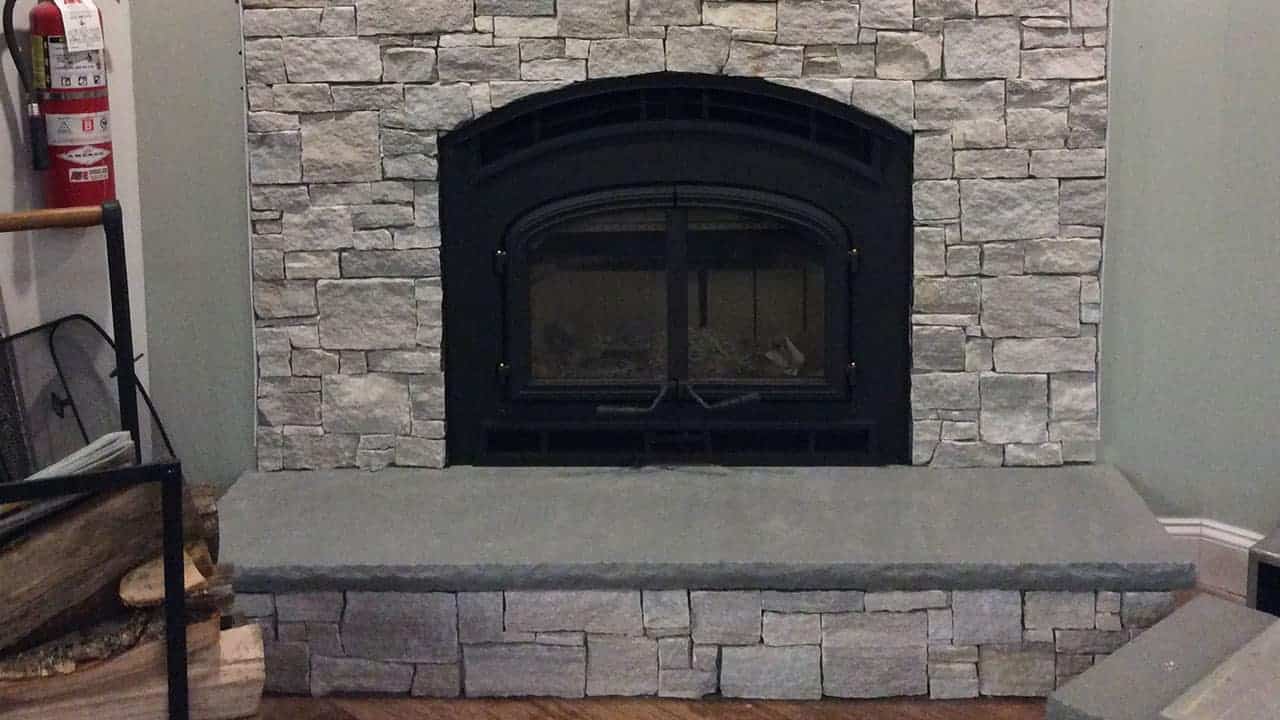 Berkshire Buff Arched Fireplace - Realstone Systems