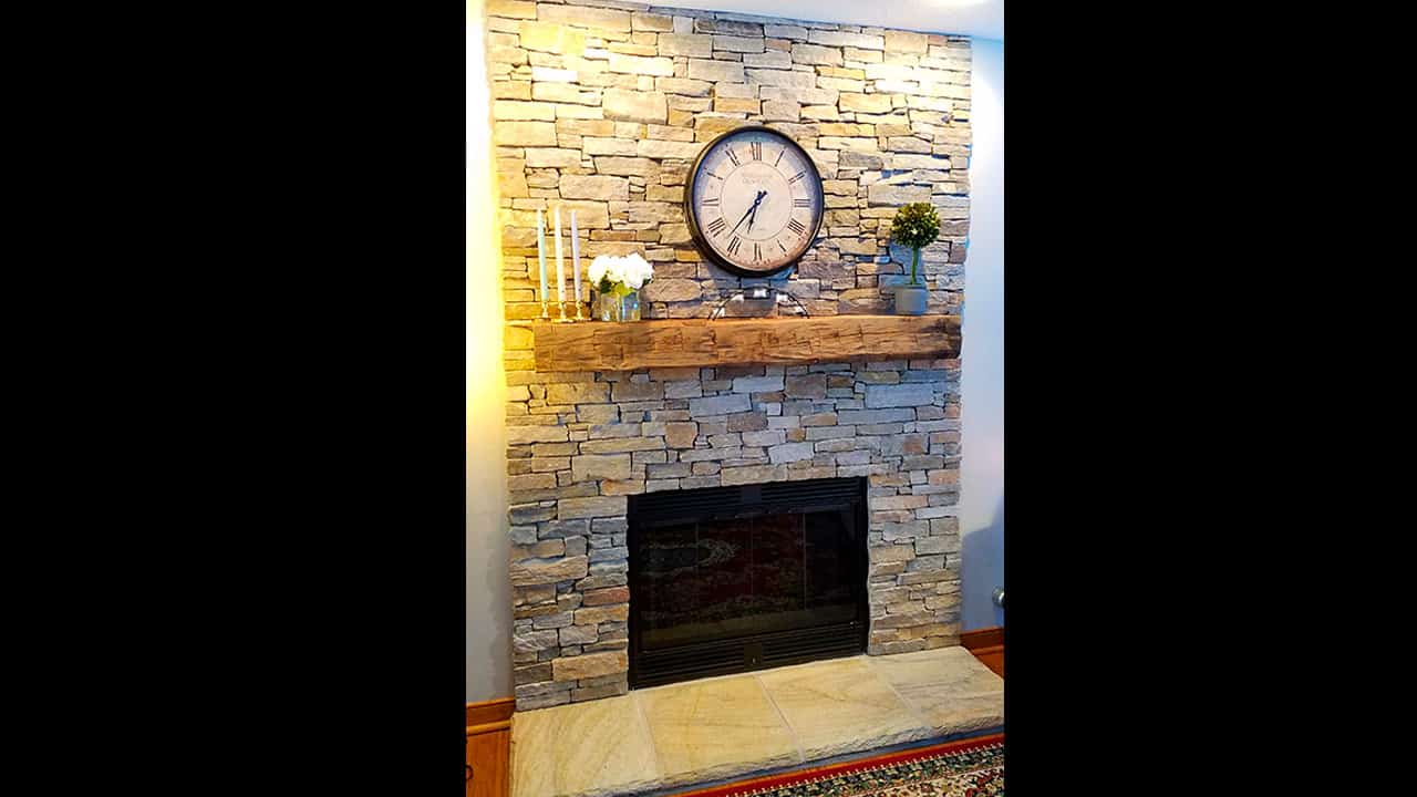 Greystone Gold Fireplace and Hearths Realstone Systems