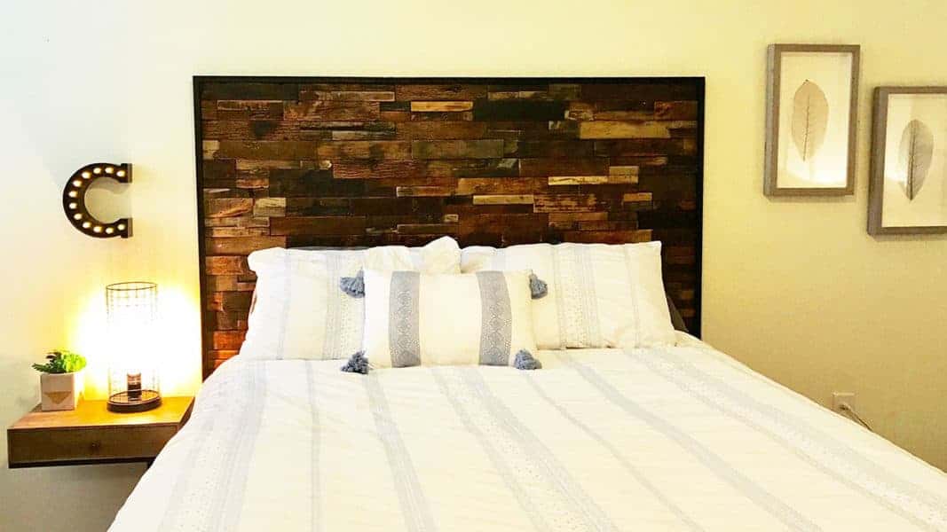 Create a DIY Headboard with Reclaimed Wood Wall Panels - Realstone Systems