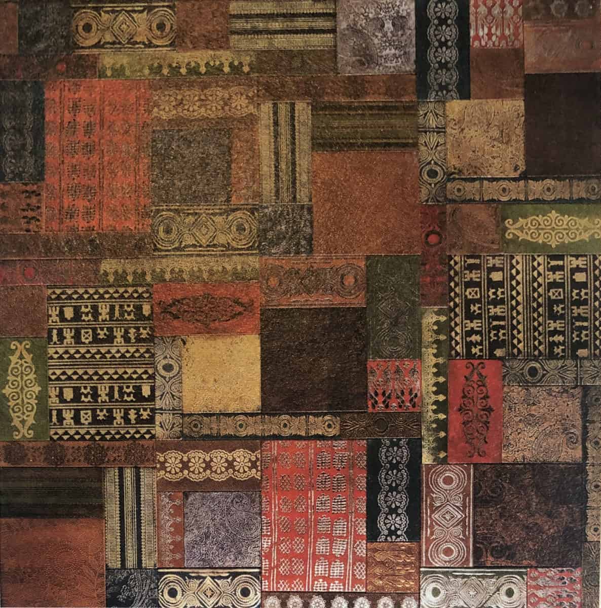Tempered Tijara Quilt Patch Elegant