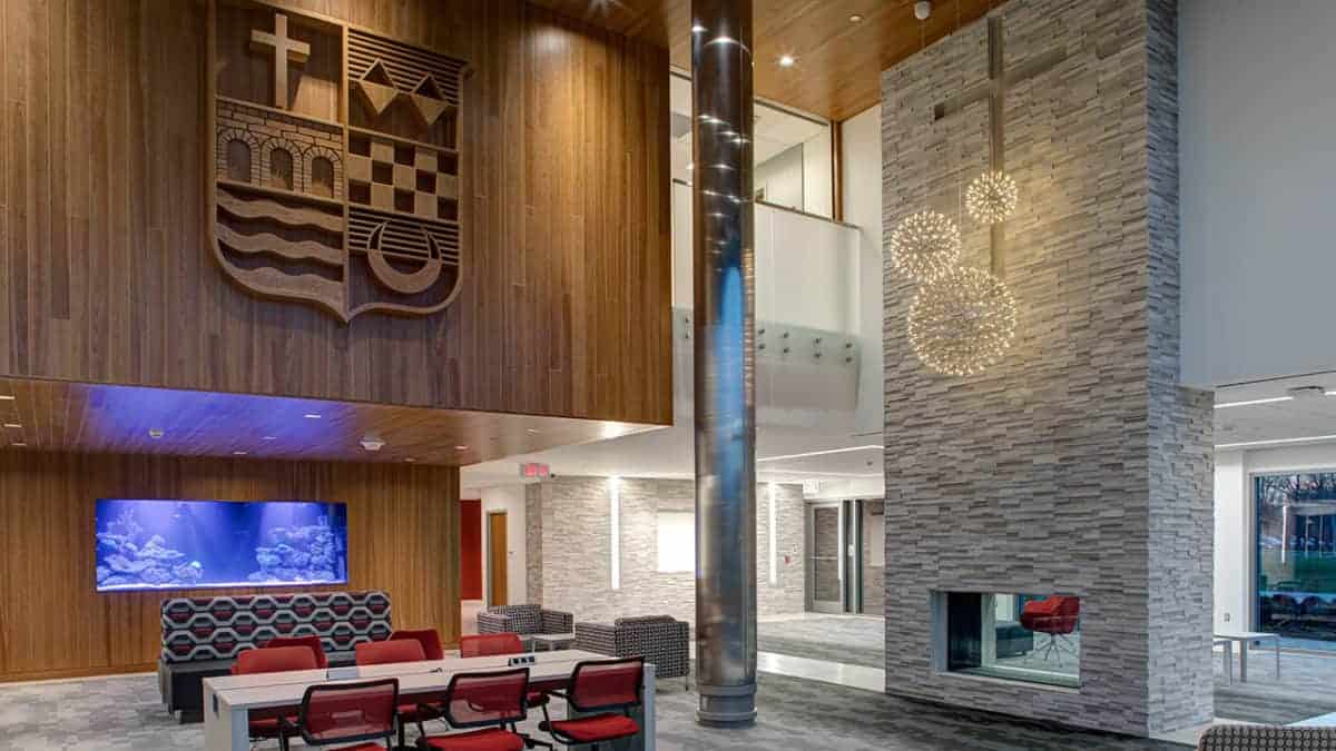 White Birch Honed - Sacred Heart University - Realstone Systems