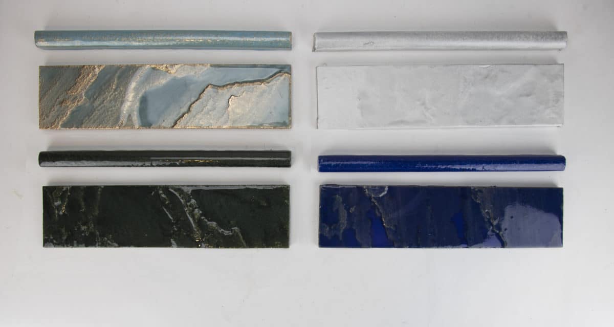thumbnail image 2 of Fern Green Radius Bullnose Ceramic Tile – 4-3/8″ Glossy Mudd Cap – Mid-State Tile Co. 2 of 6