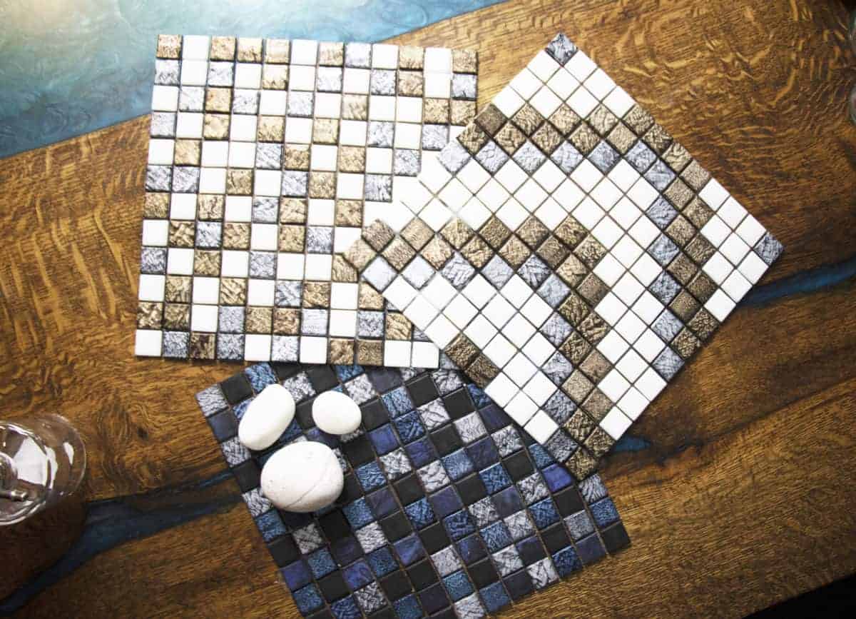 glass mosaic tiles