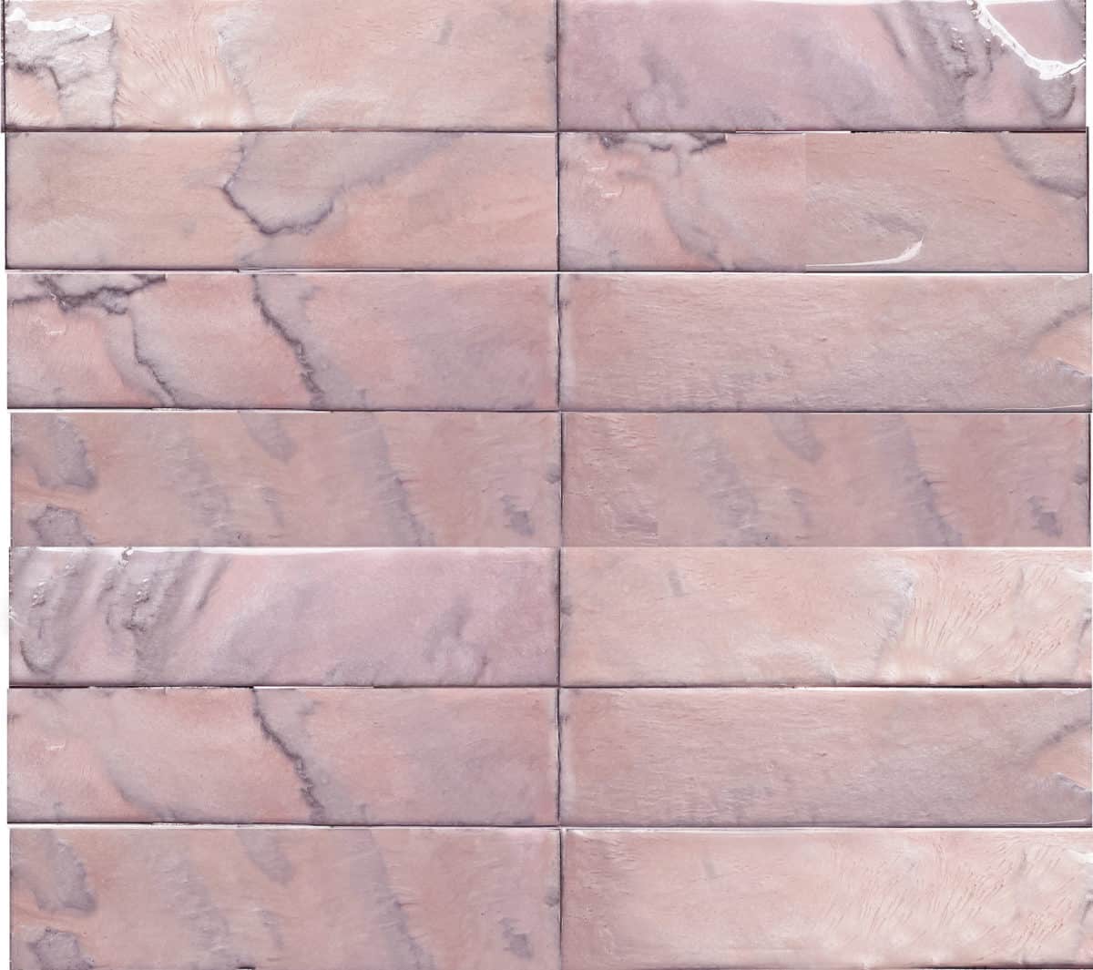 Tempered Blush Glazed Tile stacked web