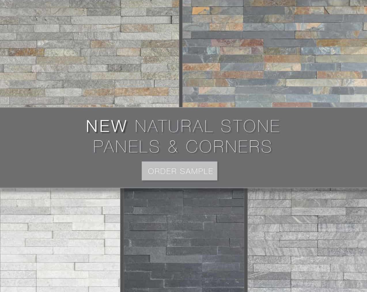 New! Natural Stone Panels and Corners Realstone Systems
