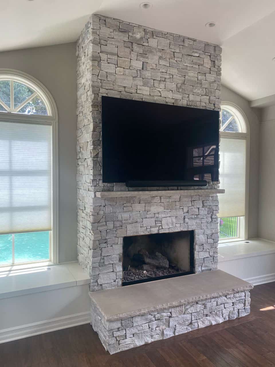 corner stone fireplace pictures