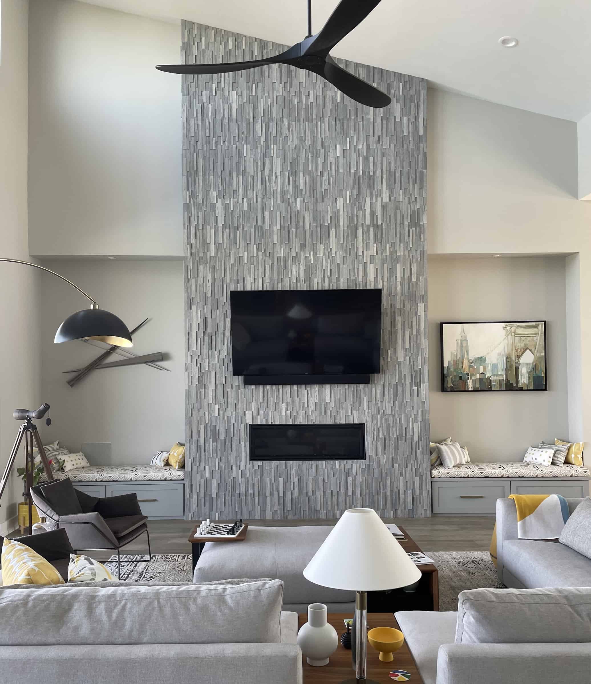 Stone fireplace lamp new arrivals