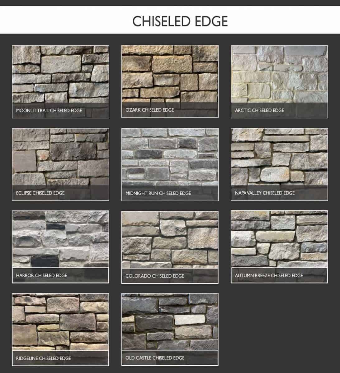Castle Hill Faux stone Chiseled Edge