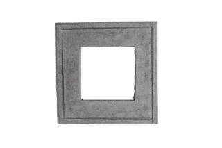 Castle Hill Faux Stone double light Accessory trim for pairing with stone on an installation