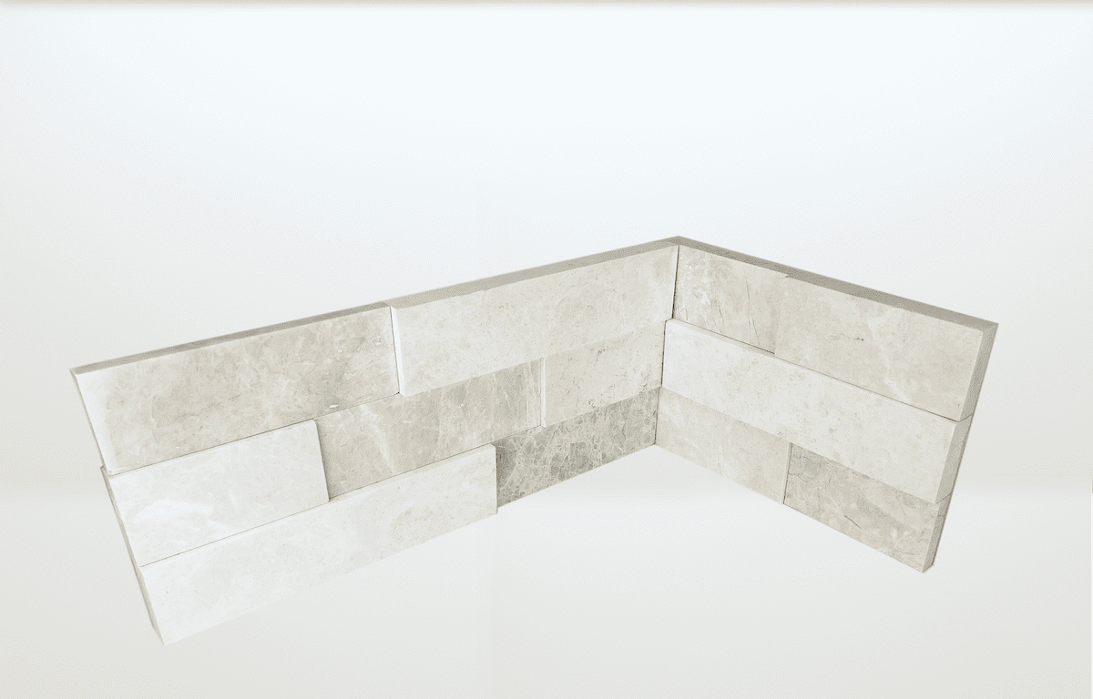 City Creme Honed Inside Corners W