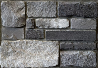 dark gray faux stone cobble mix