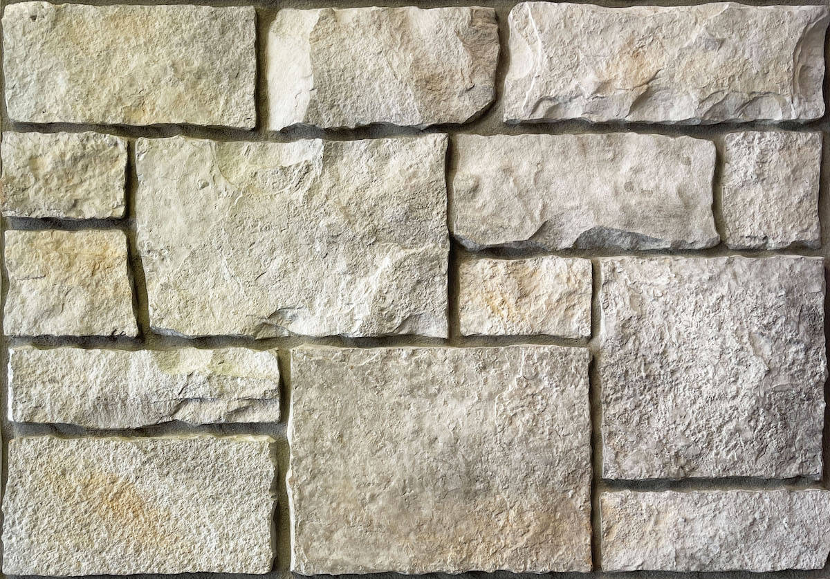 off white faux stone large cobbles