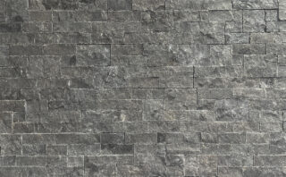 Carbon estate stone swatch is natural stone veneer limestone with the coloring of carbon slate