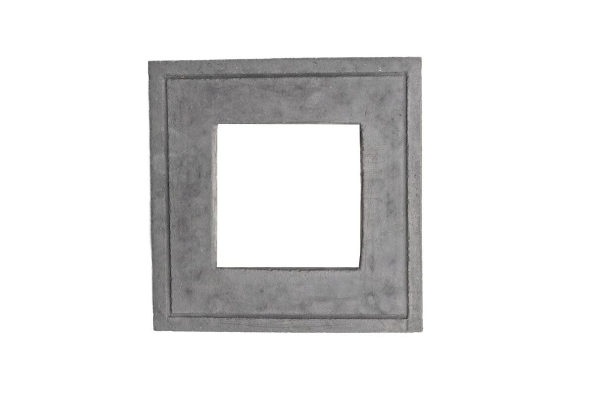 Crafted Stone Receptacle Block Gray
