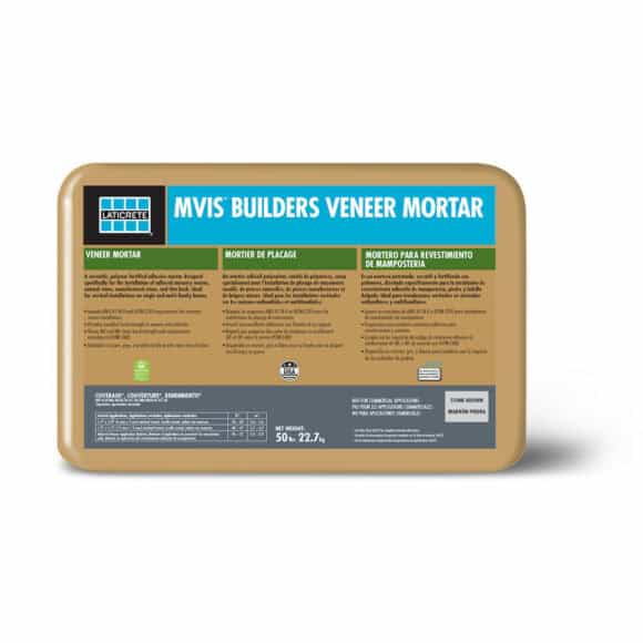 package of laticrete mvis builders veneer mortar