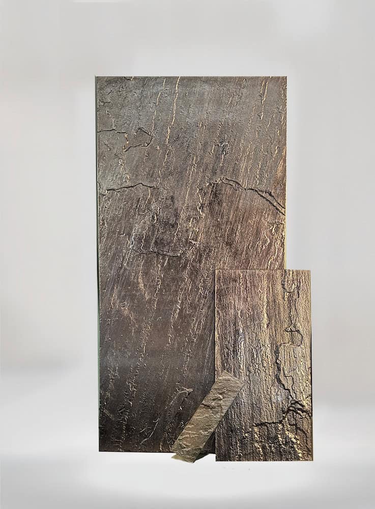 Tempered Ore 24×48 flat lay W Tempered Ore large format tile in three sizes including subway tile