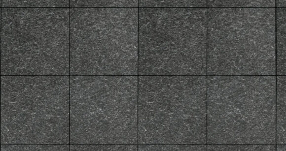 black granite looking outdoor porcelain pavers