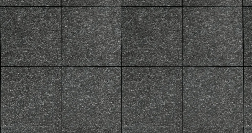 black granite looking outdoor porcelain pavers