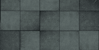 Dark, black outdoor porcelain pavers with some flare added to its surface