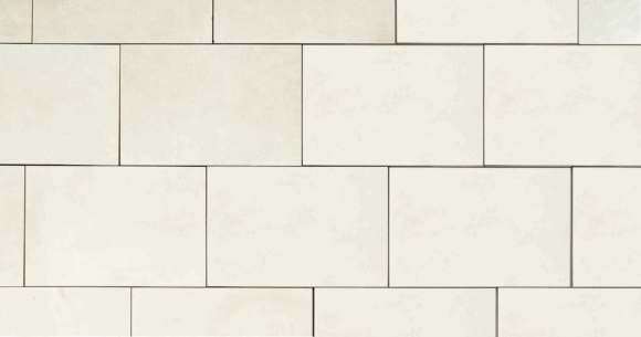 A white, cream, and beige colored outdoor porcelain paver
