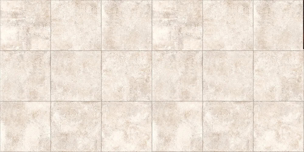 Light creme, antique finished white outdoor porcelain pavers