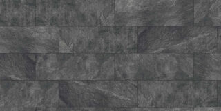 Dark black outdoor porcelain pavers that are designed to look more natural