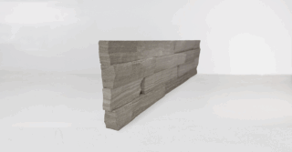 graige natural finished ends with a chiseled edge