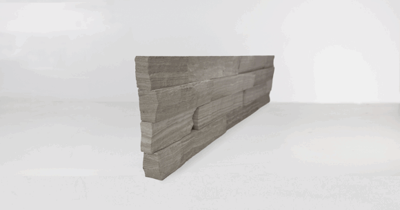 graige natural finished ends with a chiseled edge